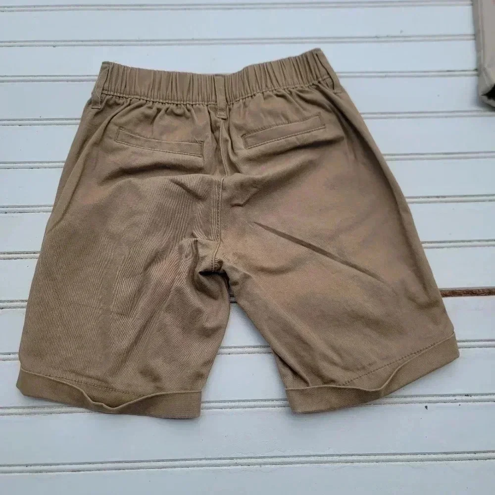 Lot Of 3 SCHOOL UNIFORM SKORTS Bermuda SHORTS BHPC Beige Khaki Sz 8